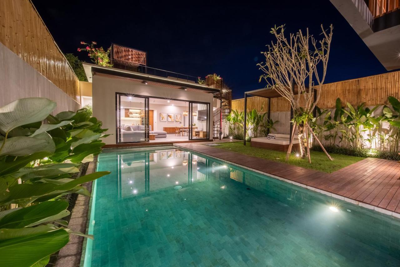 New 4 Bedroom 5 Min Walk To Berawa Beach Enclosed Livng Canggu Kültér fotó