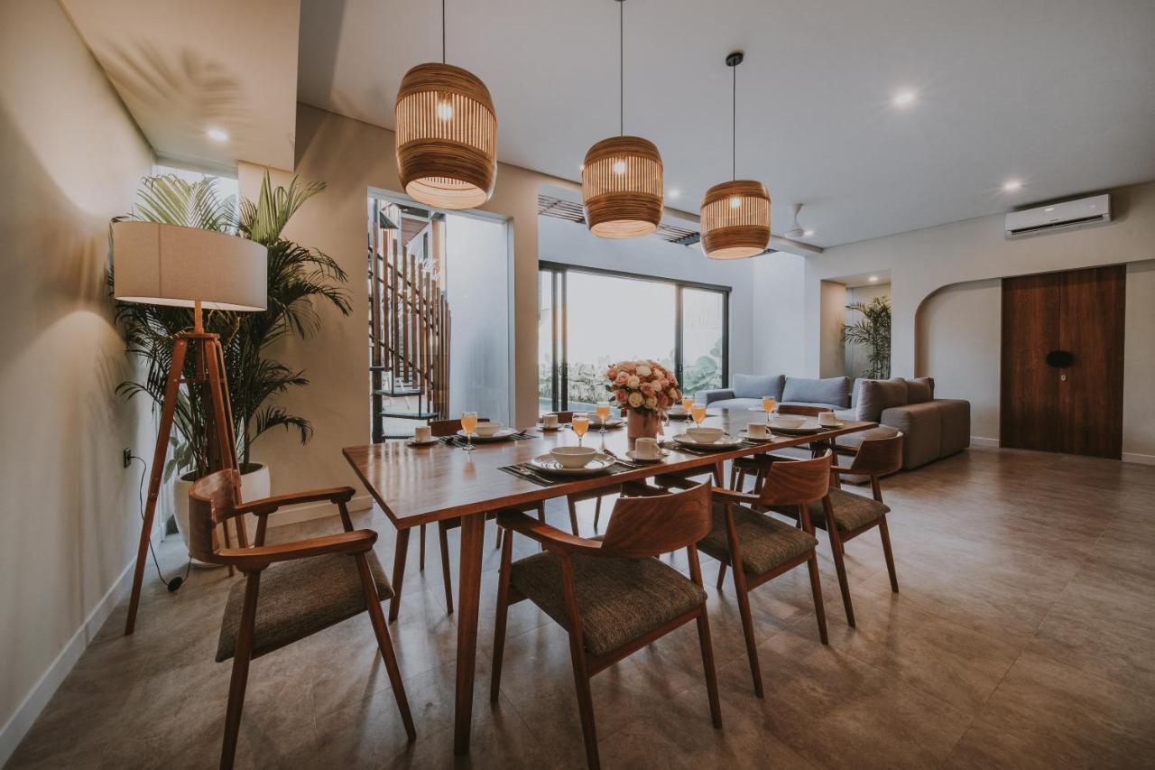 New 4 Bedroom 5 Min Walk To Berawa Beach Enclosed Livng Canggu Kültér fotó