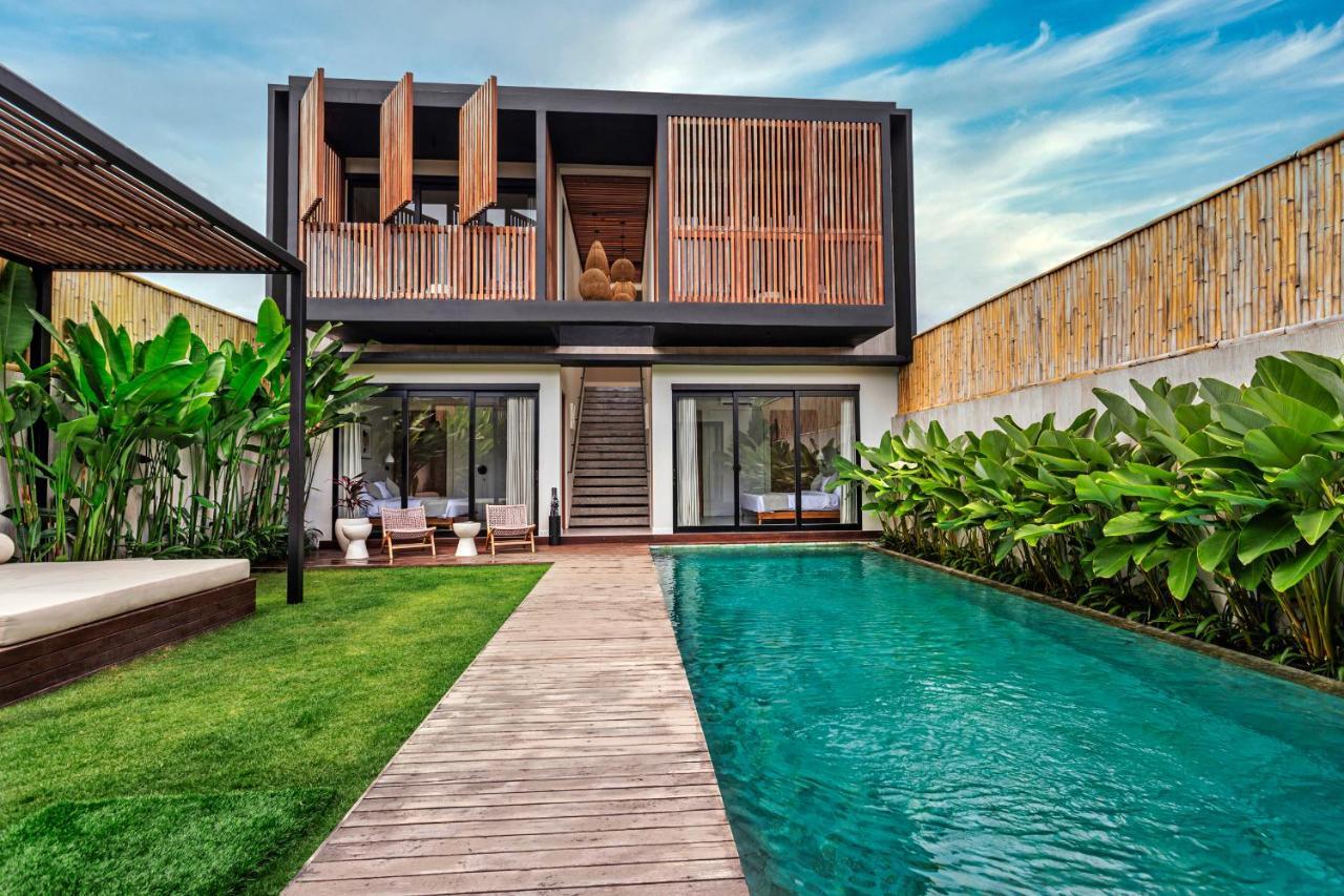 New 4 Bedroom 5 Min Walk To Berawa Beach Enclosed Livng Canggu Kültér fotó